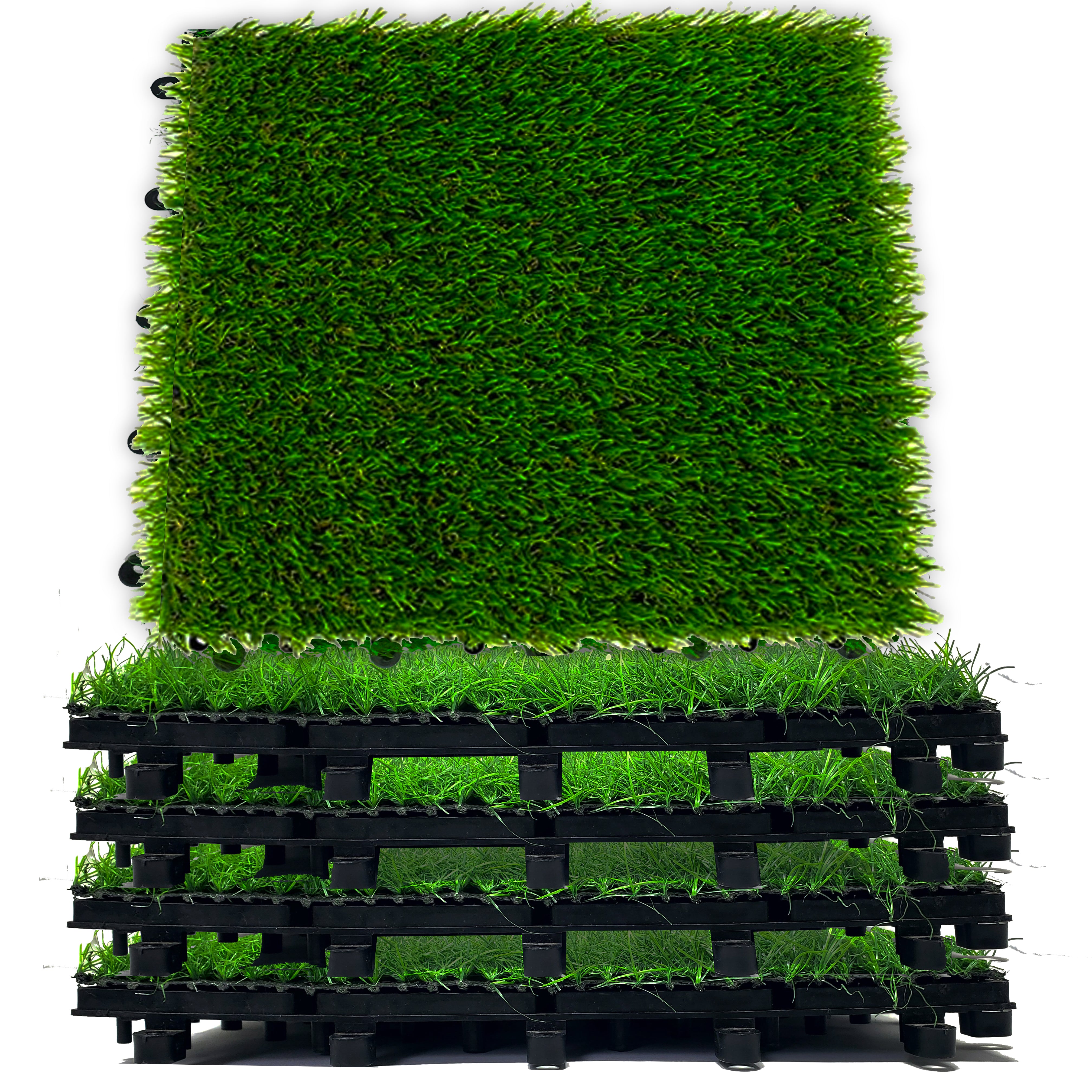 Grass Floor Tiles - 8 Pack